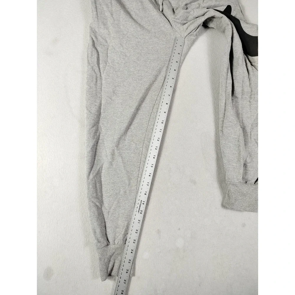True Religion Jogger Pants Mens Medium Gray Fleece Sweatpants Loungewear Casual